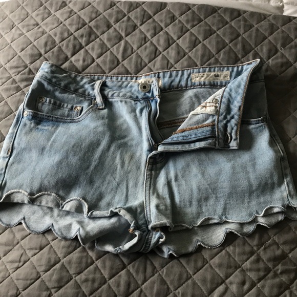 High rise jean shorts. - Picture 3 of 3